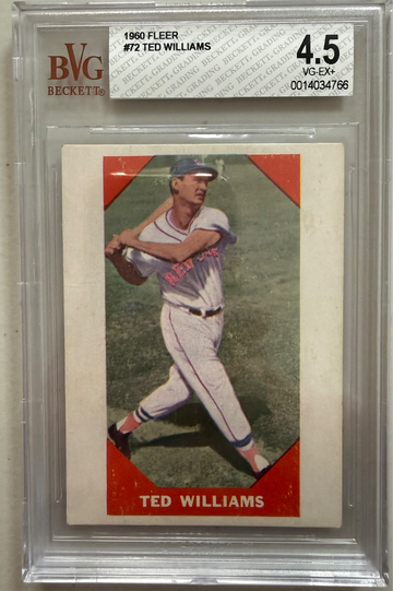 1960 FLEER #72 TED WILLIAMS VG-EX+