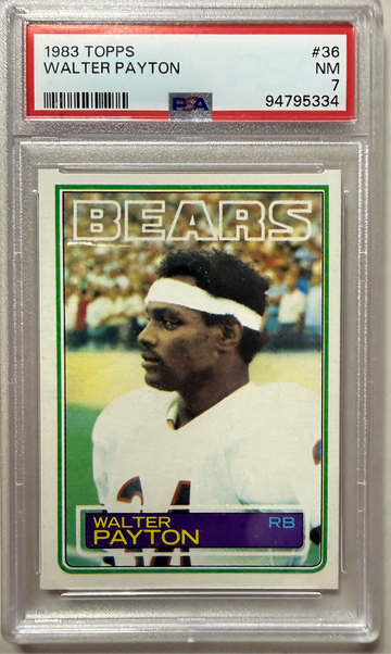 1983 TOPPS #36 WALTER PAYTON- NM