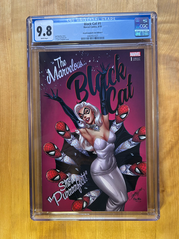Black Cat # 1 (2019) NM/MT 9.8 Marvel Comics J Scott Campbell Marvel Black Cat Cover E