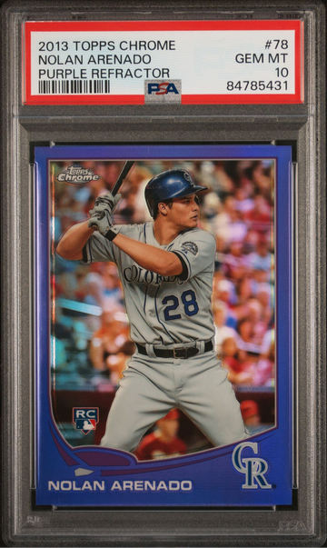 2013 Topps Chrome #78 Nolan Arenado Purple Refractor