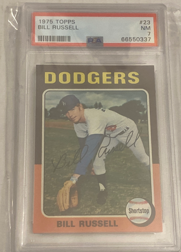 1975 Topps Bill Russell #23    PSA 7