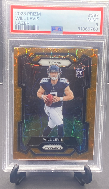 2023 Prizm Will Levis Rookie Orange Lazer Prizm  PSA 9