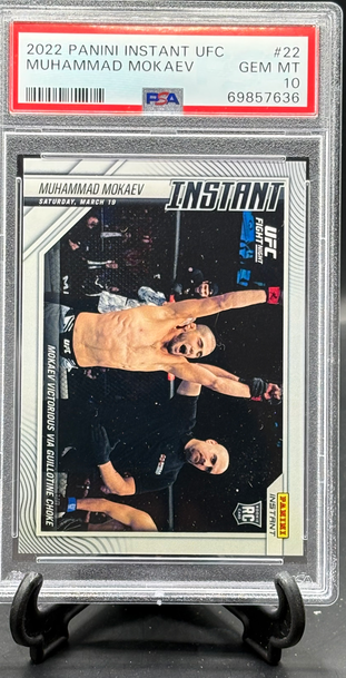 2022 Panini Instant UFC Muhammad Mokaev 1st Rookie #22    PSA 10