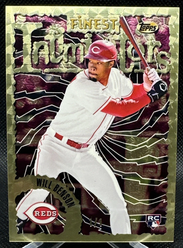 2023 Topps Finest Flashbacks SUPERFRACTOR WILL BENSON RC #64 TRUE 1/1 REDS!