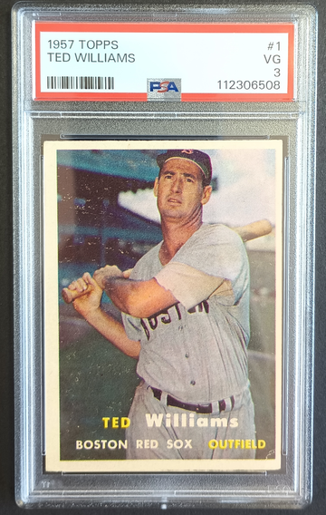 1957 Topps Ted Williams #1 - PSA 3