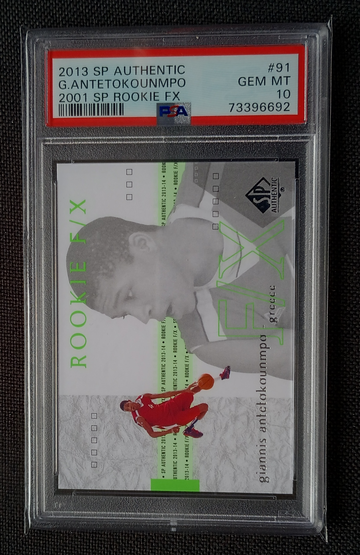 2013 SP Authentic Upper Deck - Giannis Antetokounmpo 91 - PSA 10