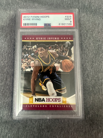 2012 Panini Hoops Kyrie Irving Rookie Card PSA 9
