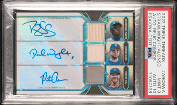 2022 Topps Triple Threads ARC-SWA Darryl Strawberry David Wright Pete Alonso Auto 16 of 36