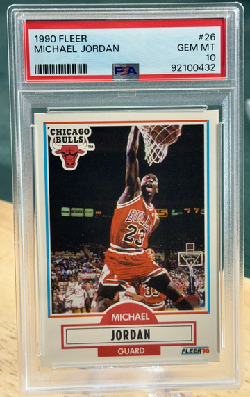 1990 Fleer Michael Jordan #26 PSA 10 GEM MINT