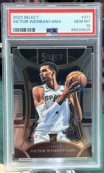 2023 Select Victor Wembanyama Mezzanine #311 Rookie RC PSA 10 GEM MINT