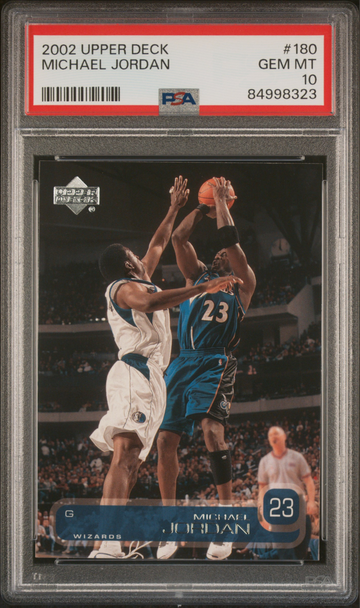 2002 Upper Deck Michael Jordan #180 - PSA 10