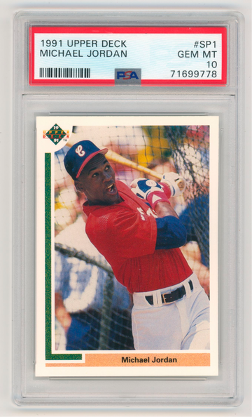 1991 Upper Deck #SP1 Michael Jordan Chicago White Sox HOF PSA 10 GEM MINT