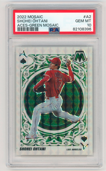 2022 PANINI MOSAIC ACES #A2 SHOHEI OHTANI PSA 10