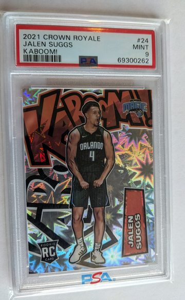 2021 Kaboom Jalen Suggs rookie PSA 9