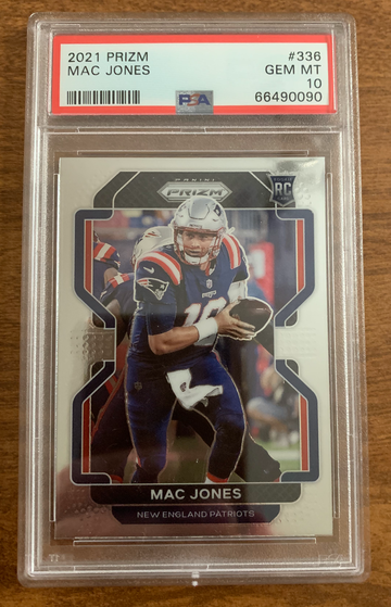 2021 Prizm Mac Jones PSA 10