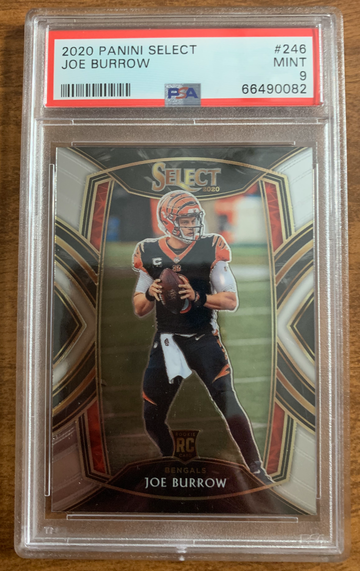 2020 Select Joe Burrow PSA 9