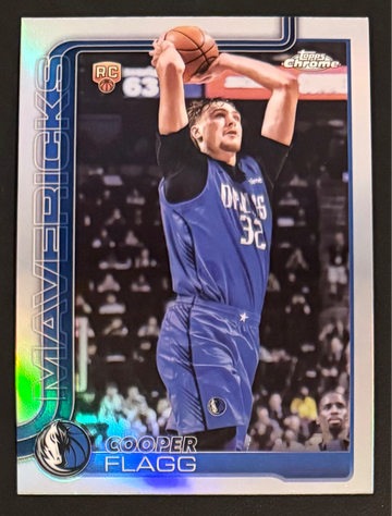 2025-26 Topps Chrome #251 Cooper Flagg Refractor RC Rookie NM-MT OR BETTER