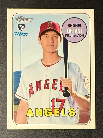 2018 Topps Heritage High Number Shohei Ohtani #600 RC Rookie 