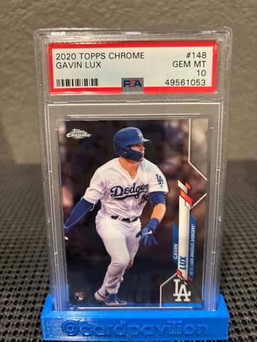 Gavin Lux Topps chrome psa 10