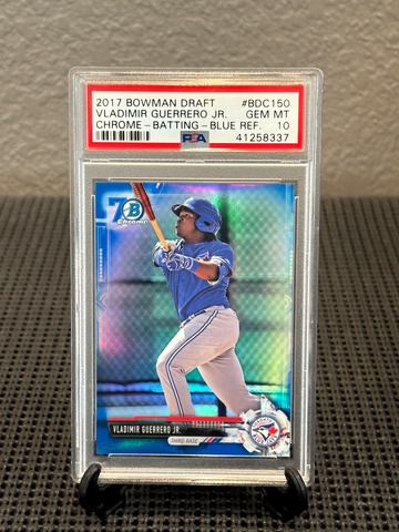 Vladimir Guerrero Jr. 2017 Bowman Chrome PSA 10 70th Blue Refractor SN# 167/200 