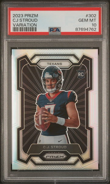 2023 Prizm #302 CJ Stroud Variation Prizm PSA 10