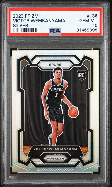 2023 Prizm #136 Victor Wembanyama Silver Prizm RC Rookie