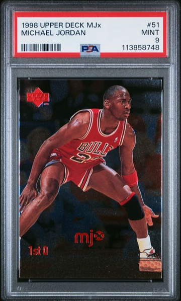 1998 Upper Deck Michael Jordan MJx PSA 9