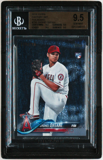 2018 TOPPS COMPLETE SET 700 SHOHEI OHTANI SERIES 2-FOILBOARD 