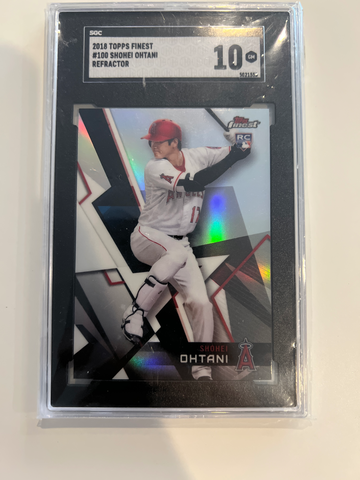 2018 Shohei Ohtani  Topps Finest Refractor SGC 10