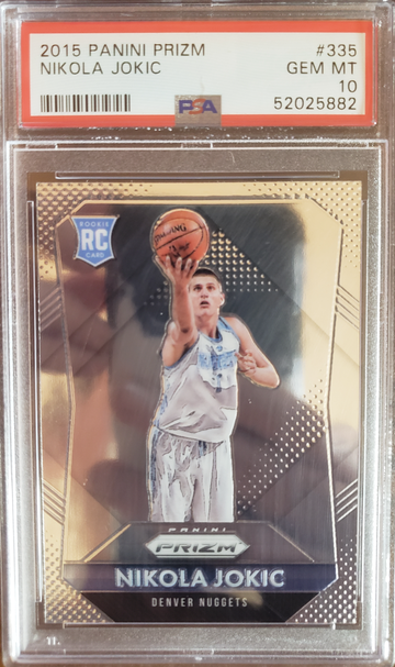 2015 Panini Prizm Nikola Jokic RC Rookie #335 PSA 10