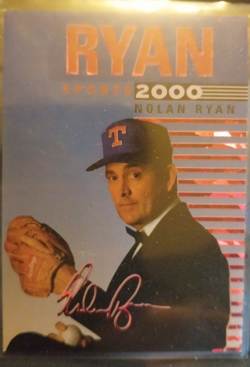 1994 Rembrandt Nolan Ryan Manufacturing test blue foil thst left the plant. 