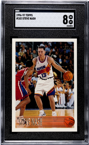 1996 topps Dteve Nash rookie sgc 8 Buy this card receive 3 additional cards will be rookie stars.