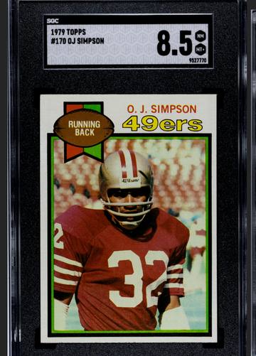 1979 topps oj Simpson 