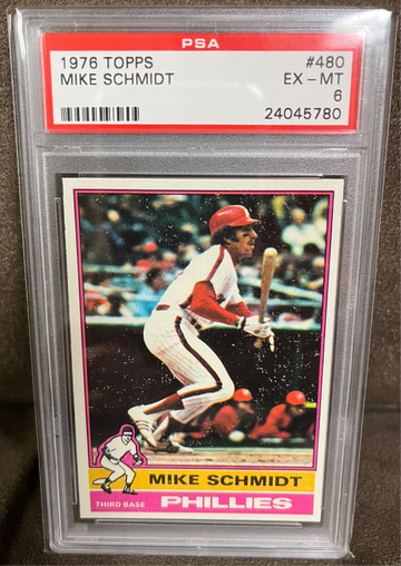 1976 Topps Mike Schmidt #480 PSA 6 