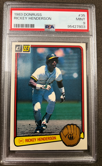 1983 Donruss Rickey Henderson #35 PSA