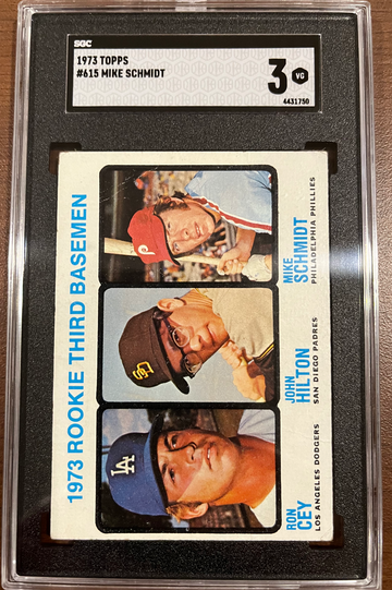 1973 Topps Mike Schmidt #615 SGC 3 VG Cey