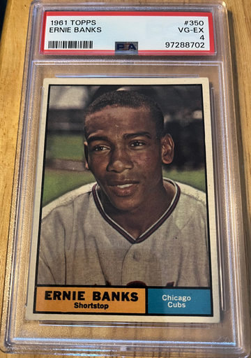 1961 Topps Ernie Banks #350 PSA 4 VG-EX