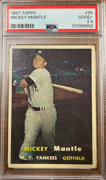 1957 Topps Mickey Mantle #95 PSA 2.5