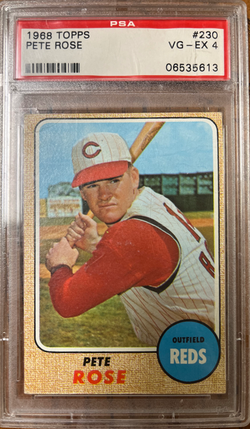 1968 Topps Pete Rose #230 PSA 4 VG-EX