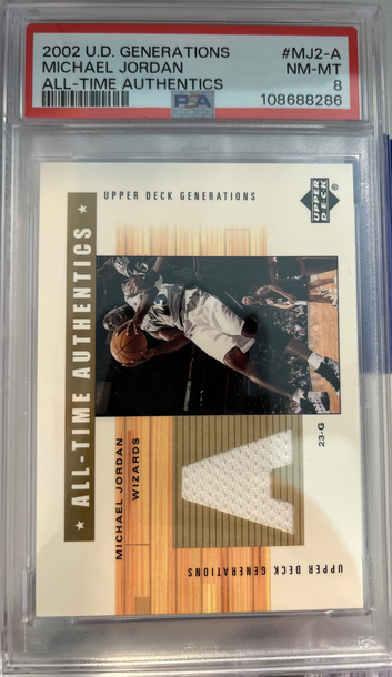 2002 UD Generations Michael Jordan ATA MJ2-A PSA 