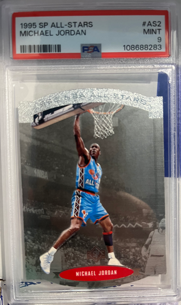 1995 SP All Stars Michael Jordan AS2 PSA 9