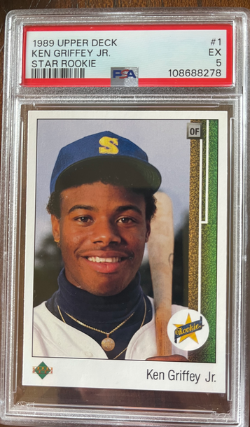 1989 Upper Deck #1 Griffey Jr PSA 5 Centered!! 