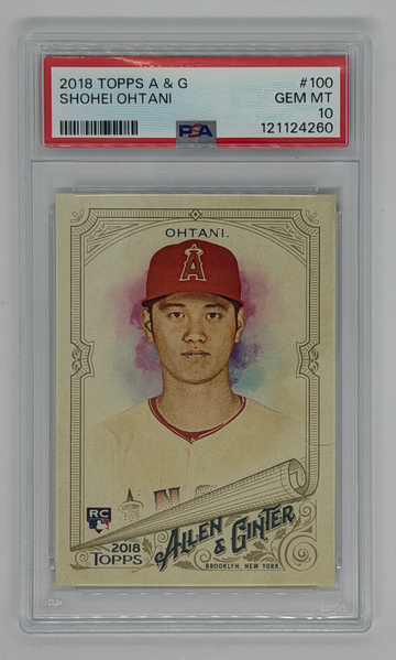 2018 Shohei Ohtani Allen Ginter PSA 10