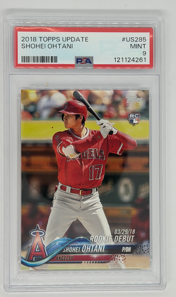2018 Shohei Ohtani Topps Update PSA 9