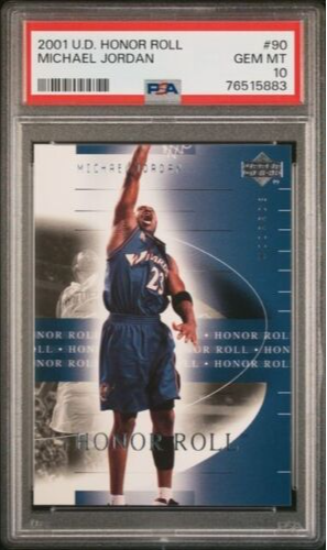 2001-02 Upper Deck Honor Roll Michael Jordan #90 PSA 10 Washington Wizards RARE