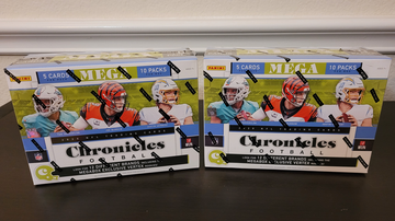(2x) 2020 Chronicles Mega NFL Football Box (B)Sealed (B)