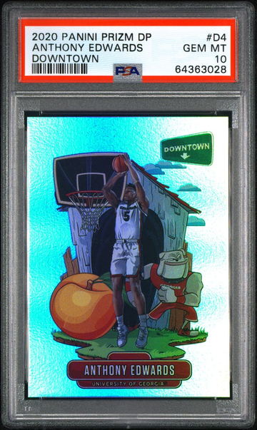 2020 Panini Prizm DP Anthony Edwards Downtown PSA 10 #D4