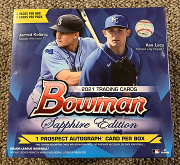 2021 Bowman Sapphire Edition Box New/Sealed Baseball