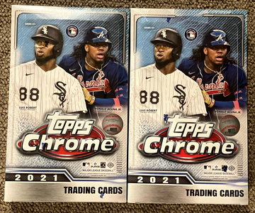 2021 Topps Chrome Baseball Hobby Lite Boxes Lot of 2 New/Sealed