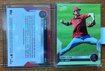 2022 Angels MLB Topps NOW® Road To Opening Day 15-Card Team Set Plus Bonus Card PR 1399